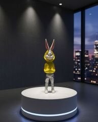 Bugs Bunny Figürü - Looney Tunes Koleksiyonluk Dekoratif Figür