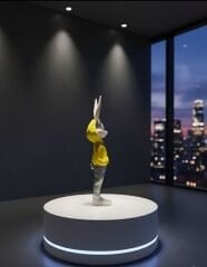 Bugs Bunny Figürü - Looney Tunes Koleksiyonluk Dekoratif Figür