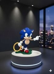 Sonic Figürü - Oyun Karakteri Koleksiyonluk Dekoratif Figür
