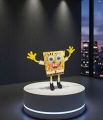 Sünger Bob Figürü - Koleksiyonluk Dekoratif Çizgi Film Figürü