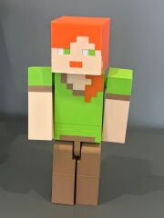 Minecraft Alex Figürü - Oyun Karakteri Koleksiyonluk Dekoratif Figür