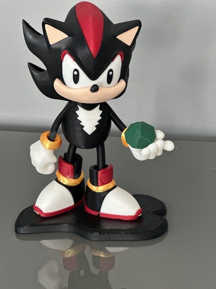 Sonic Shadow Figürü - Oyun Karakteri Koleksiyonluk Dekoratif Figür
