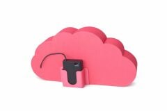 Pembe Bulut Gece Lambası - Yeni doğan Bebek Odası İçin Led Işıklı Pilli Lamba