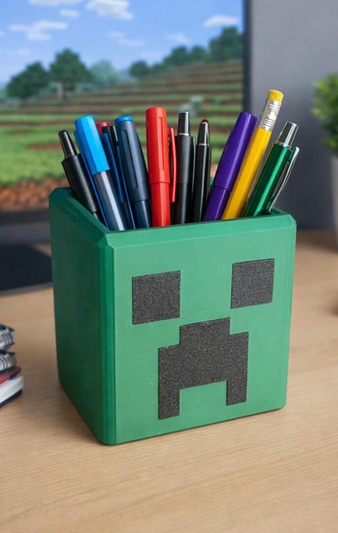 Minekraft Creeper Tasarımlı Kalemlik