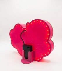 PEMBE KİŞİYE ÖZEL BEBEK FİGÜRLÜ GECE LAMBASI( PİLLİ )